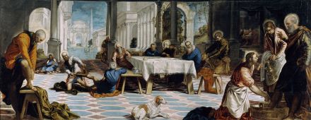 Le nettoyage des pieds (Tintoretto)